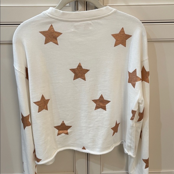 Spiritual Gangster White Sweater Rose Gold Stars M. - Picture 3 of 5
